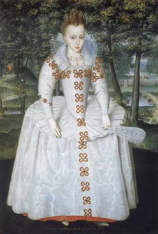 Robert Peake the Elder Elizabeth Queen of Bohemia oil painting picture